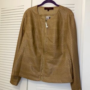 Hal Rubenstein XL tan jacket.
